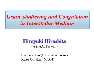 Grain Shattering and Coagulation in Interstellar Medium