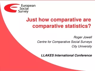 Just how comparative are comparative statistics?