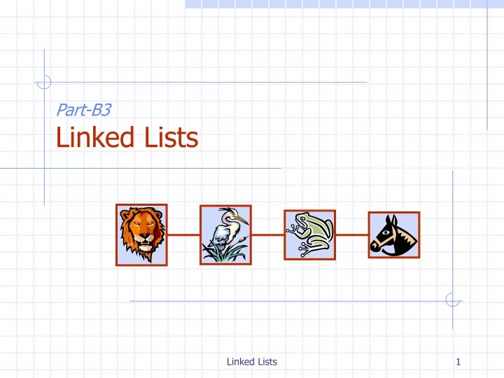 part b3 linked lists