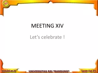 MEETING XIV