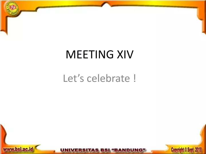 meeting xiv