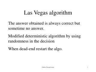Las Vegas algorithm
