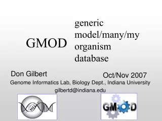 generic model/many/my  organism database
