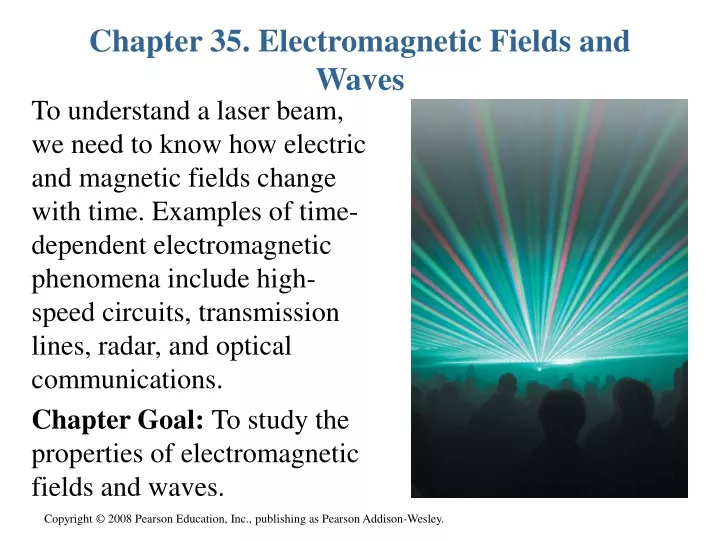 chapter 35 electromagnetic fields and waves