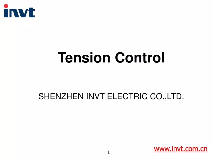 tension control