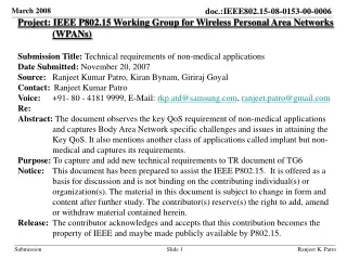 Project: IEEE P802.15 Working Group for Wireless Personal Area Networks (WPANs)