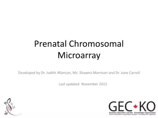 Prenatal Chromosomal Microarray