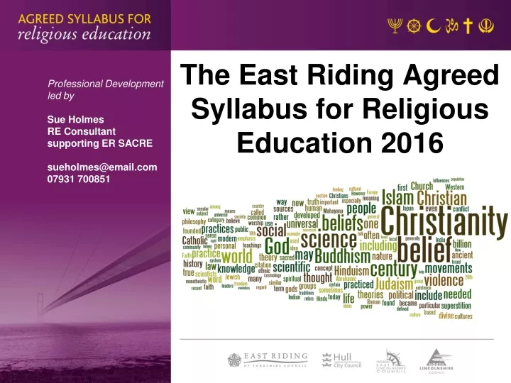 the east riding agreed syllabus for religious education 2016