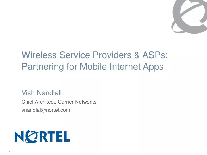wireless service providers asps partnering