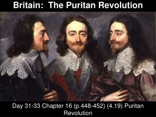 Day 31-33 Chapter 16 (p.448-452) (4.19) Puritan Revolution
