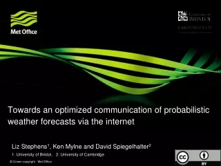 Towards an optimized communication of probabilistic weather forecasts via the internet