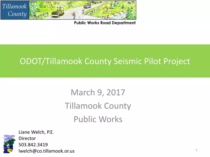 march 9 2017 tillamook county public works