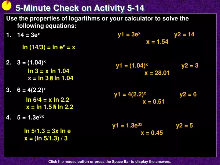 5 minute check on activity 5 14