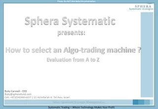 Sphera Systematic  presents: