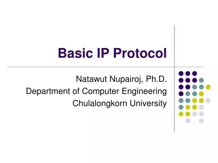 basic ip protocol