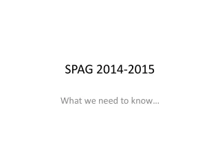 SPAG 2014-2015