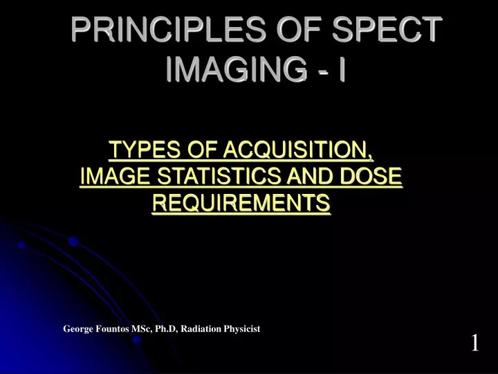 principles of spect imaging