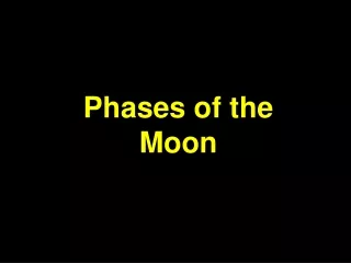 Phases of the  Moon