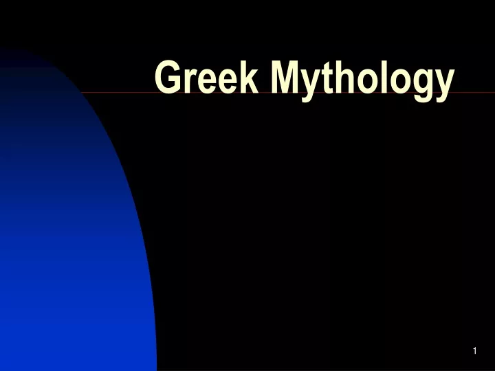 greek mythology