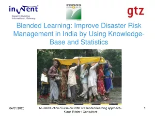 Blended Learning: Improve Disaster Risk Management in India by Using Knowledge-Base and Statistics