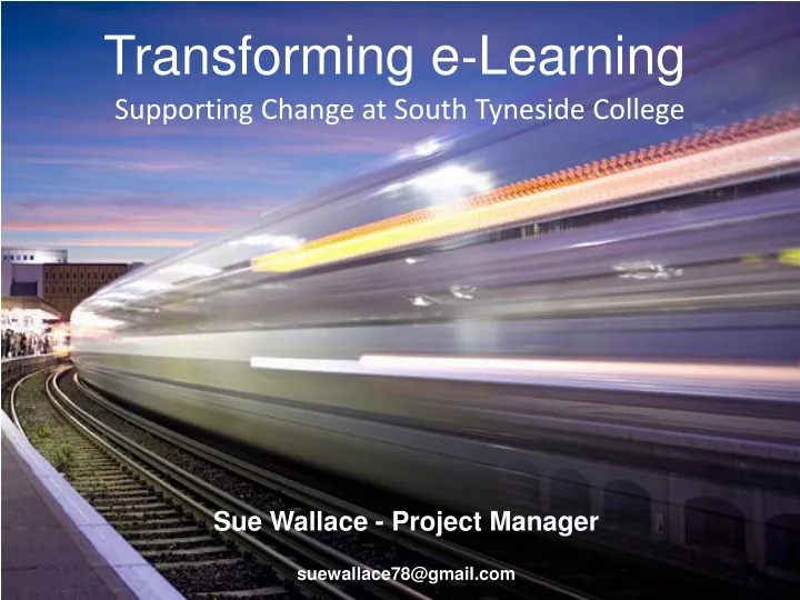 transforming e learning