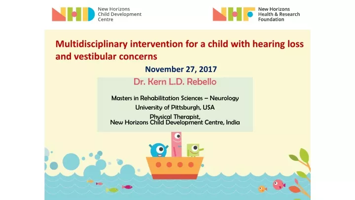 multidisciplinary intervention for a child with