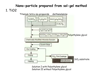 Nano-particle prepared from sol-gel method