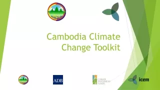 Cambodia Climate Change Toolkit