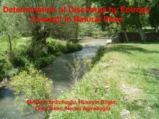 Determination of Discharge by Entropy Concept in Natural River