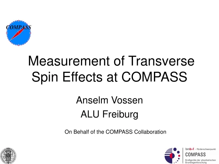 measurement of transverse spin effects at compass