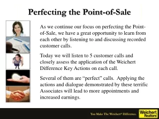 Perfecting the Point-of-Sale