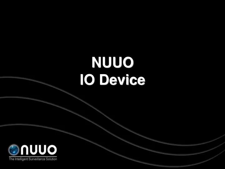 nuuo io device