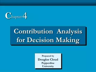 Contribution  Analysis for Decision Making