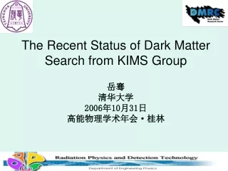 The Recent Status of Dark Matter Search from KIMS Group