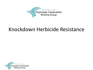 Knockdown Herbicide Resistance