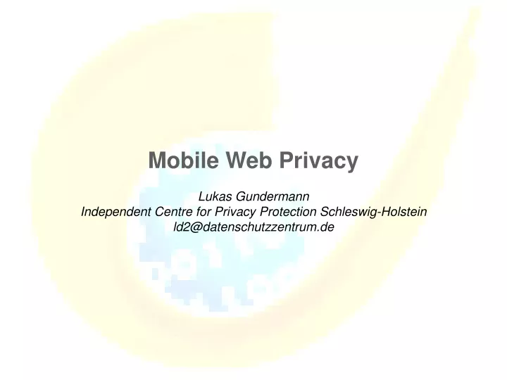 mobile web privacy lukas gundermann independent