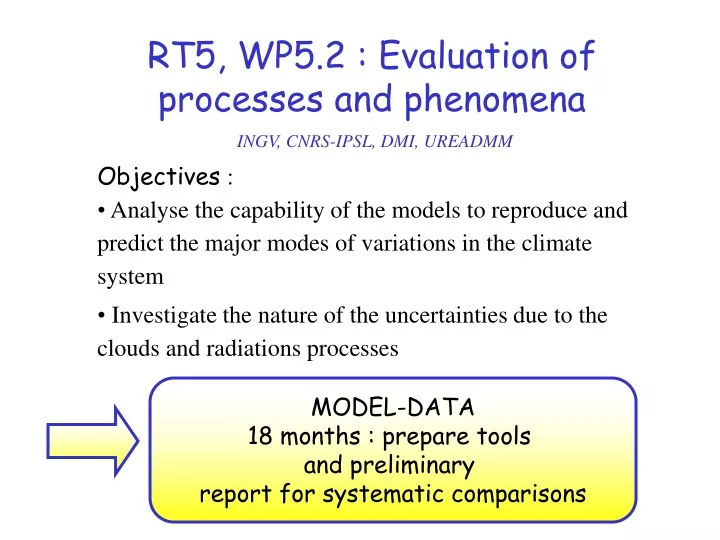 rt5 wp5 2 evaluation of processes and phenomena