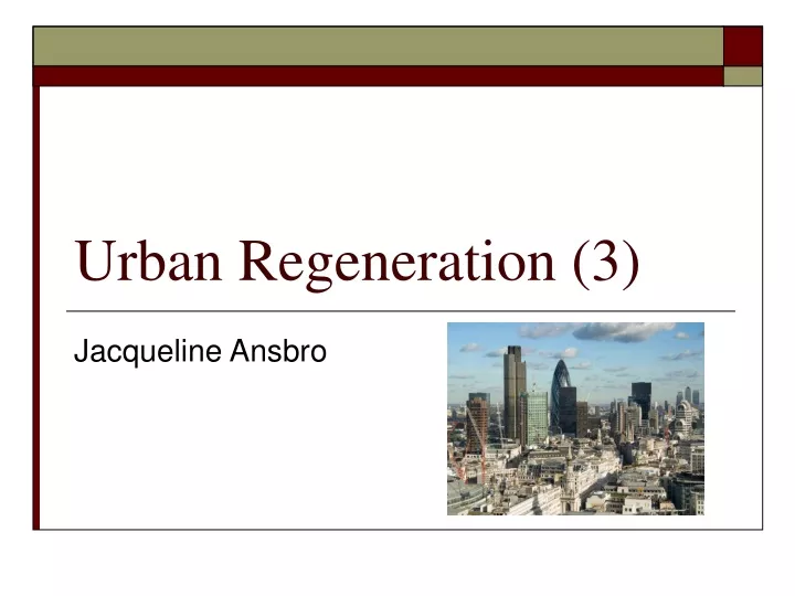urban regeneration 3