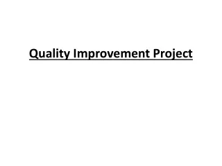 Quality Improvement Project