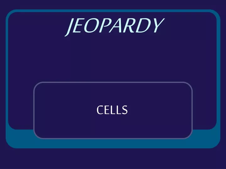 jeopardy