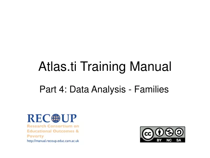 atlas ti training manual