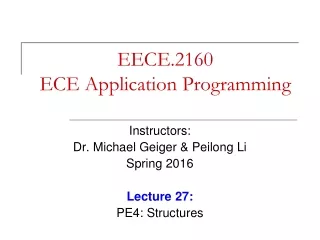EECE.2160 ECE Application Programming