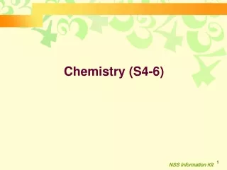 Chemistry (S4-6)