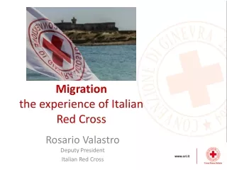 Migration the experience of Italian Red Cross