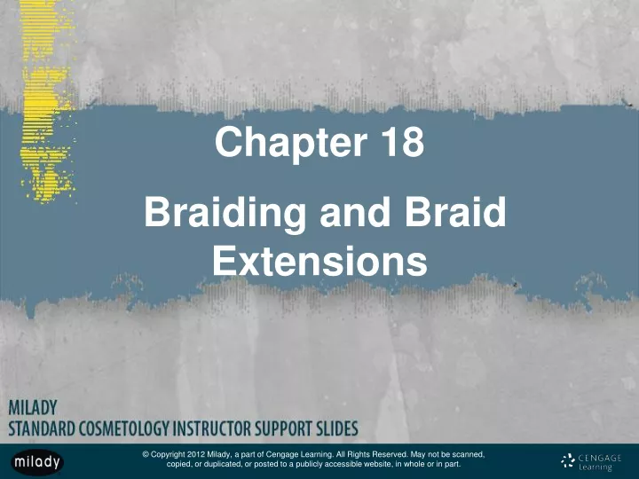 chapter 18 braiding and braid extensions