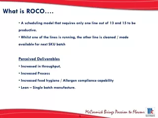 What is ROCO….