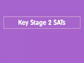 Key Stage 2 SATs