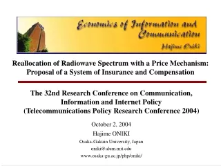The 32nd Research Conference on Communication,  Information and Internet Policy