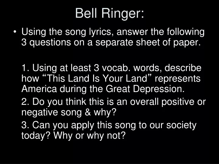 bell ringer