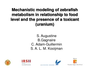 S. Augustine B.Gagnaire C. Adam-Guillermin S. A. L. M. Kooijman